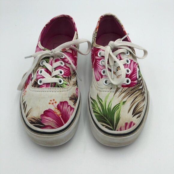 Vans Off the Wall Sneakers Tropical Floral Print - Picture 1 of 7
